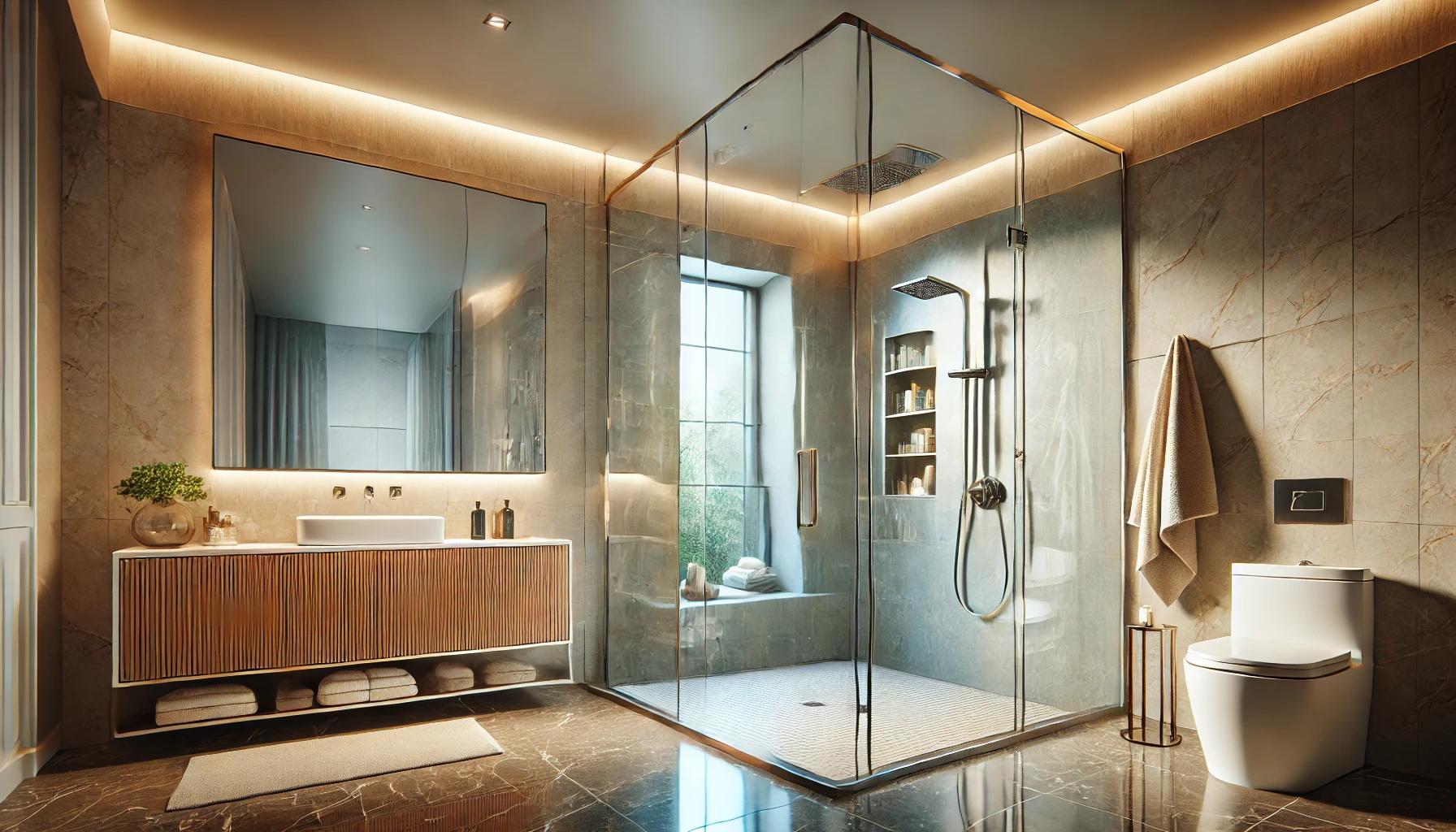 Frameless Glass Shower